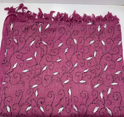 Gulabi Noor – Pink Swati Islampur Shawl