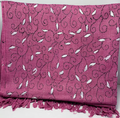 Gulabi Noor – Pink Swati Islampur Shawl