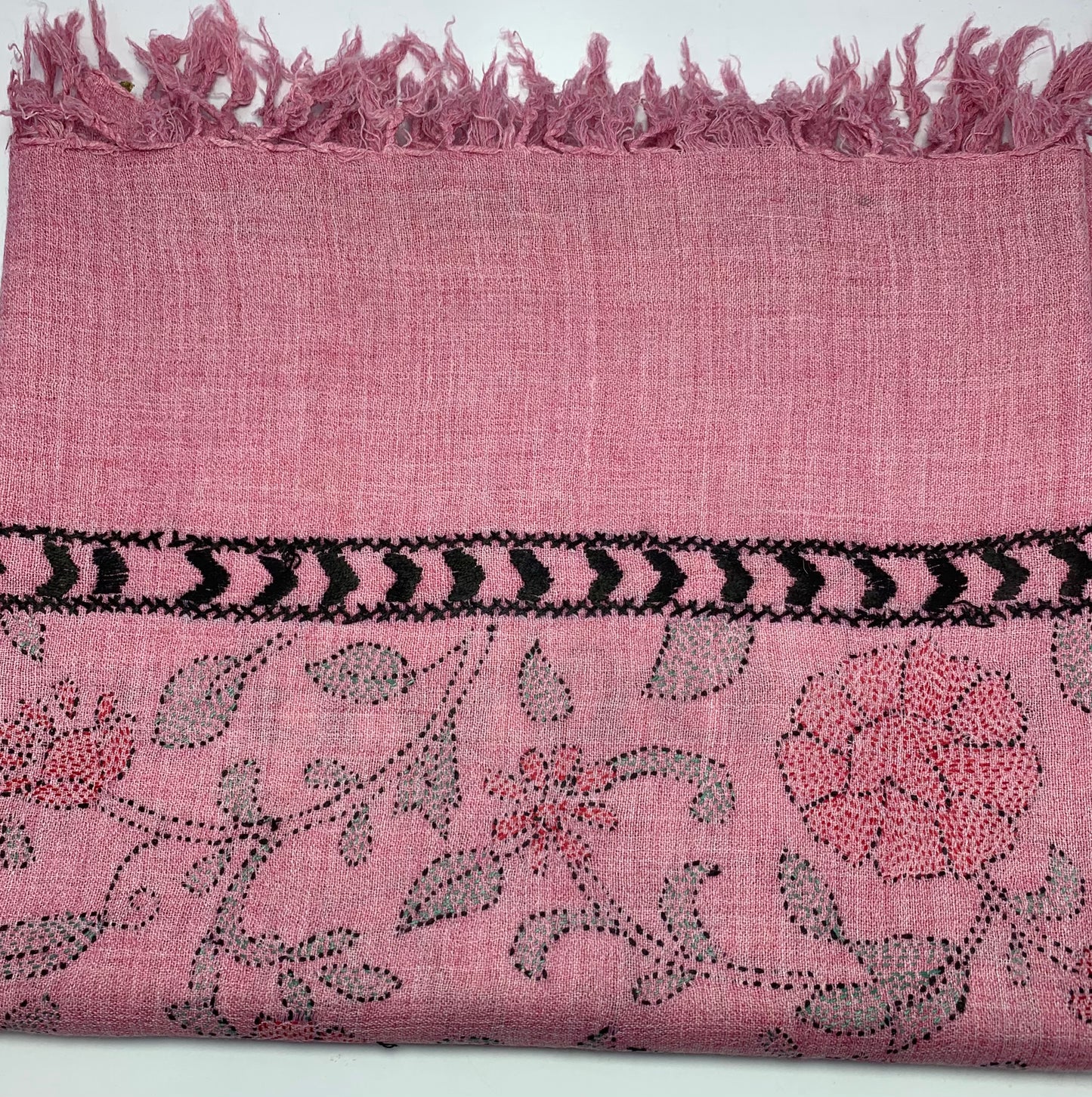 Light Pink - Hnadcrafted Swati Islampuri Shawl