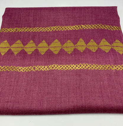 Tradition in Threads – Swati Woolen Handwoven Shawl